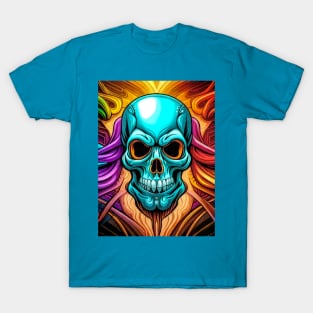 Robot Skull Colors T-Shirt